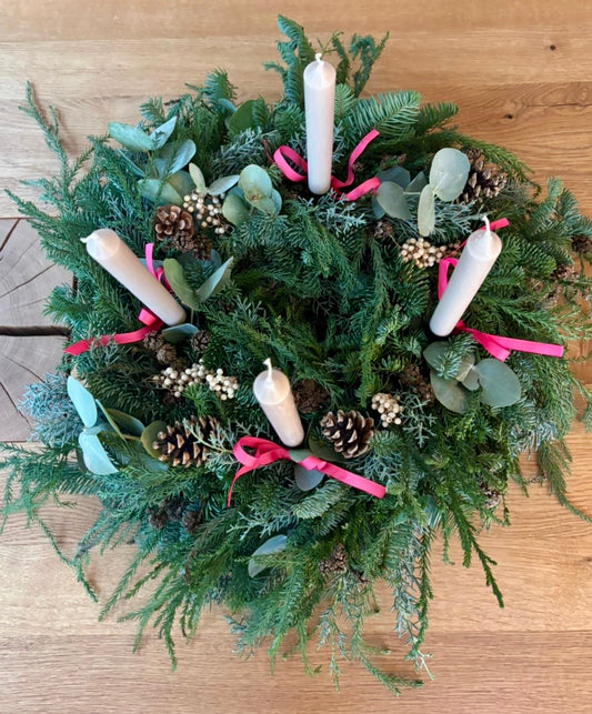 Adventskranz Binden