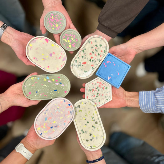 Gießpulver Deko-Objekte