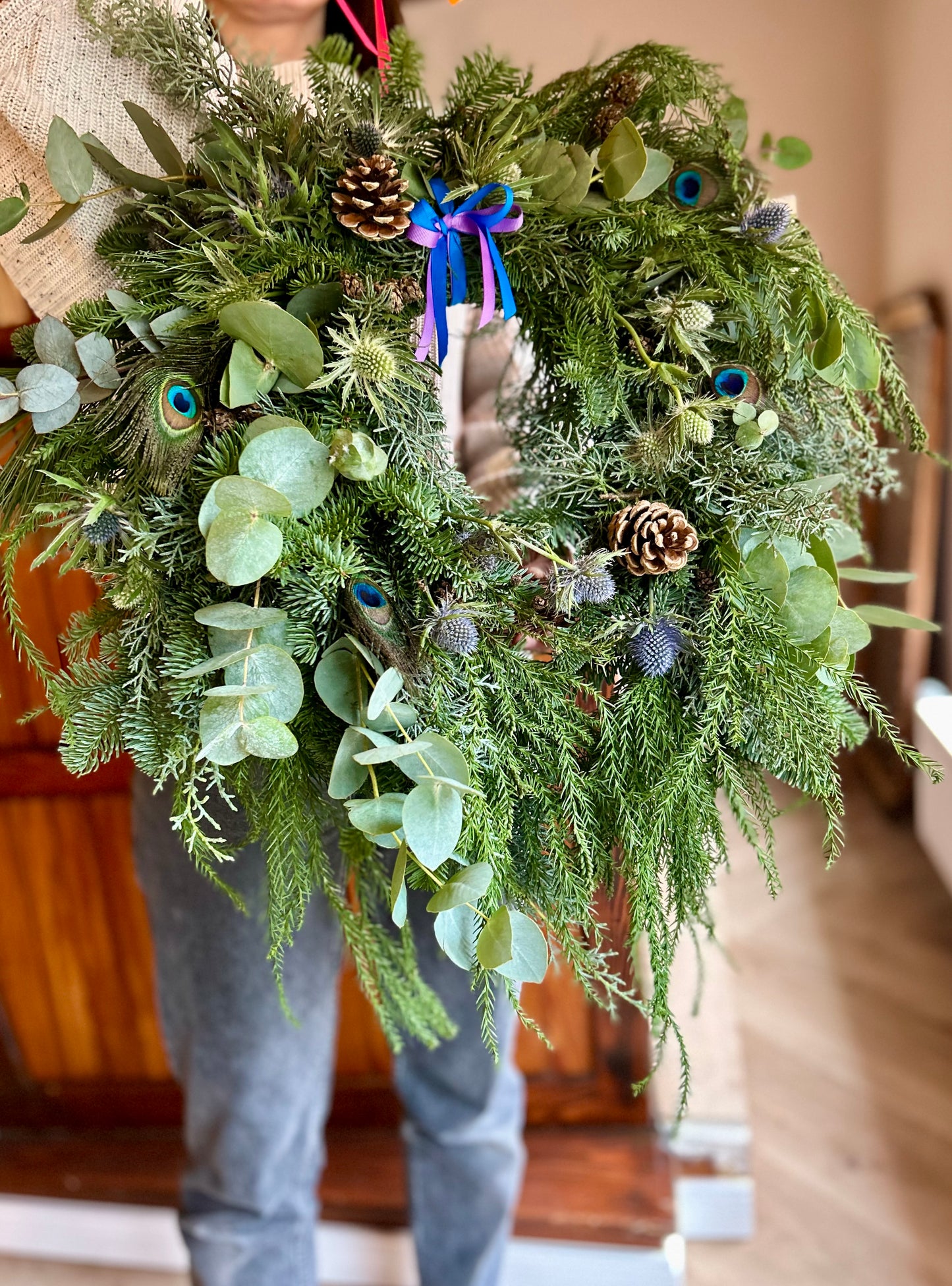 Adventskranz Binden