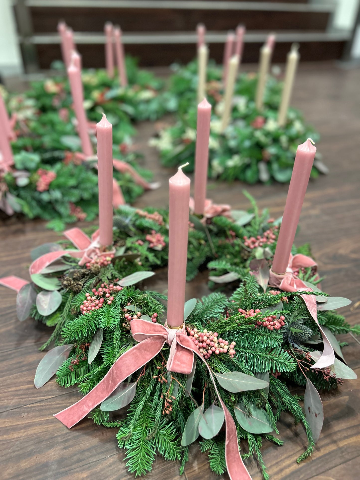 Adventskranz Binden