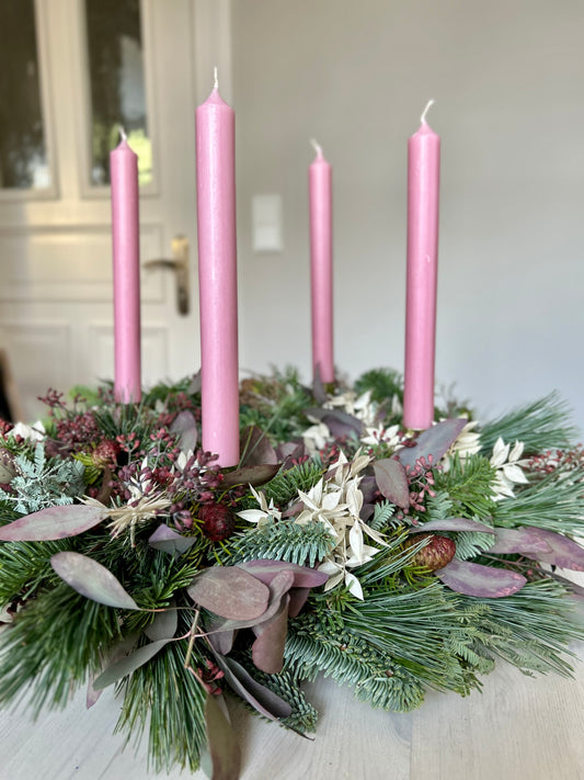 Adventskranz Binden