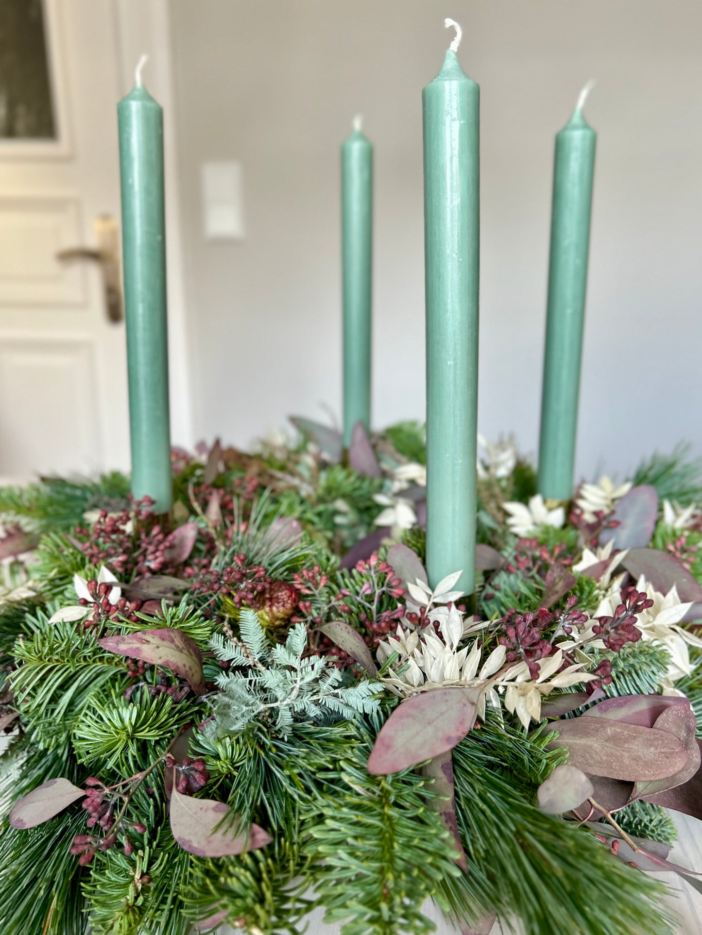 Adventskranz Binden