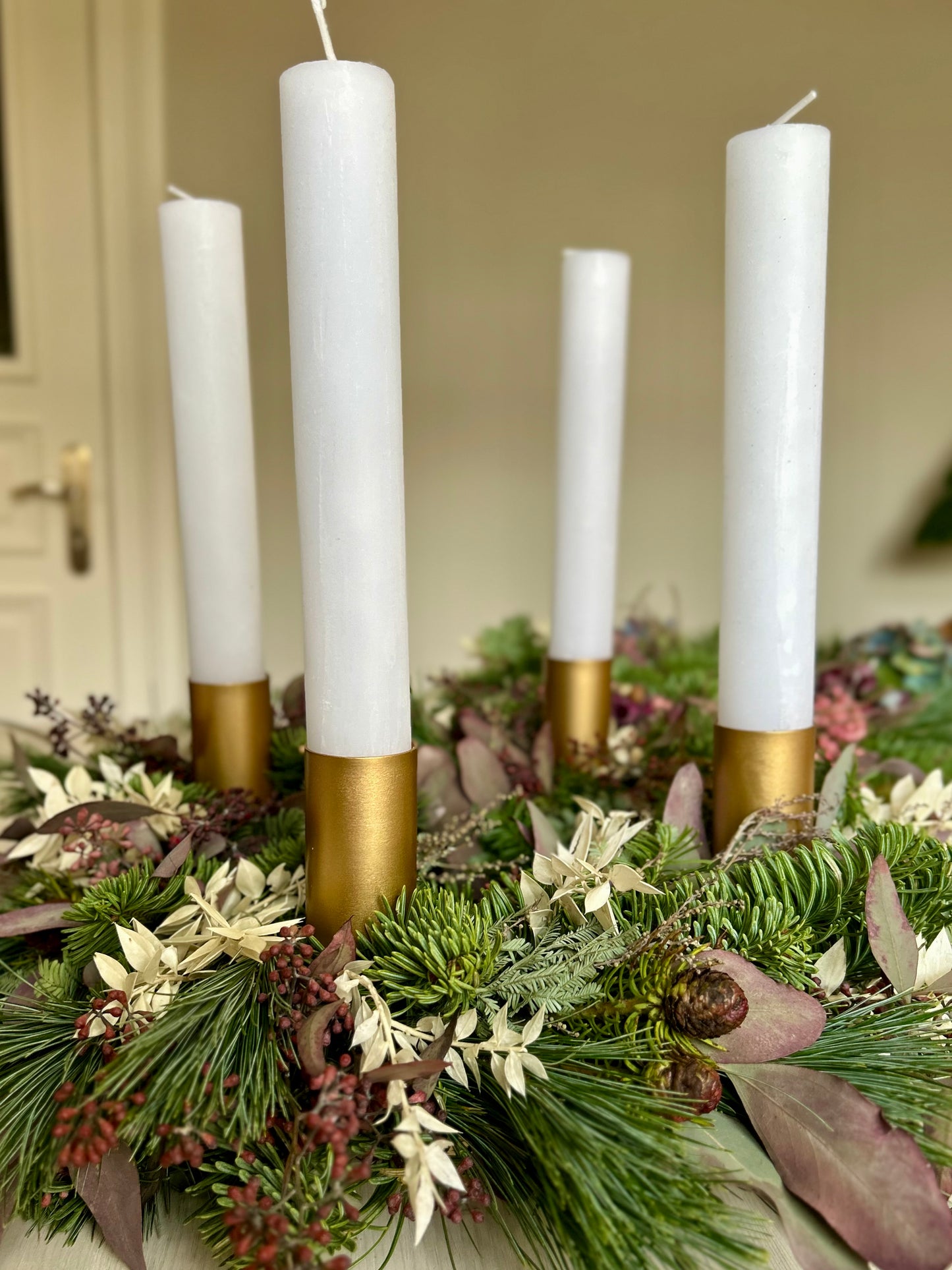 Adventskranz Binden